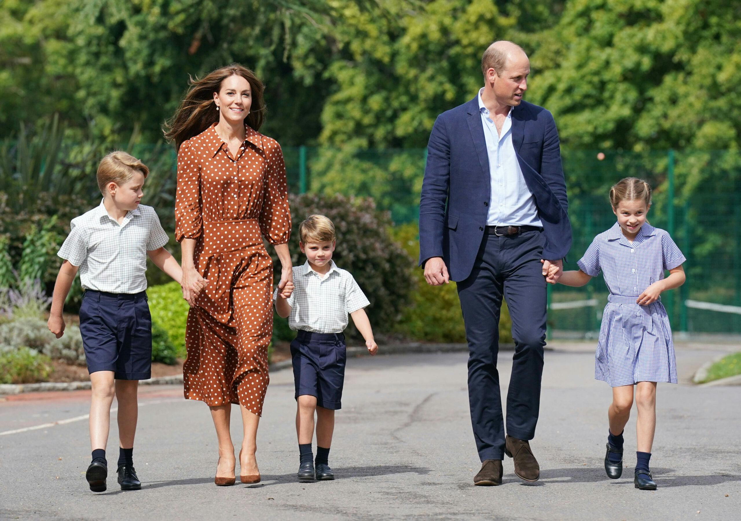 Kate middleton first outlet day of school dress