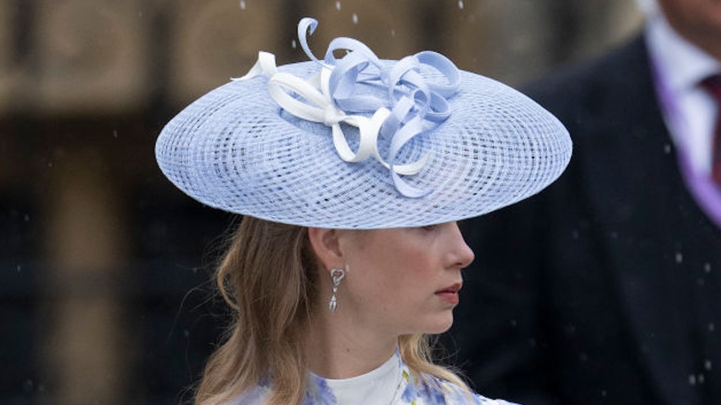 lady louise windsor coronation dress Lady Louise Windsor Dons Floral Photo Dress at King Charles Coronation