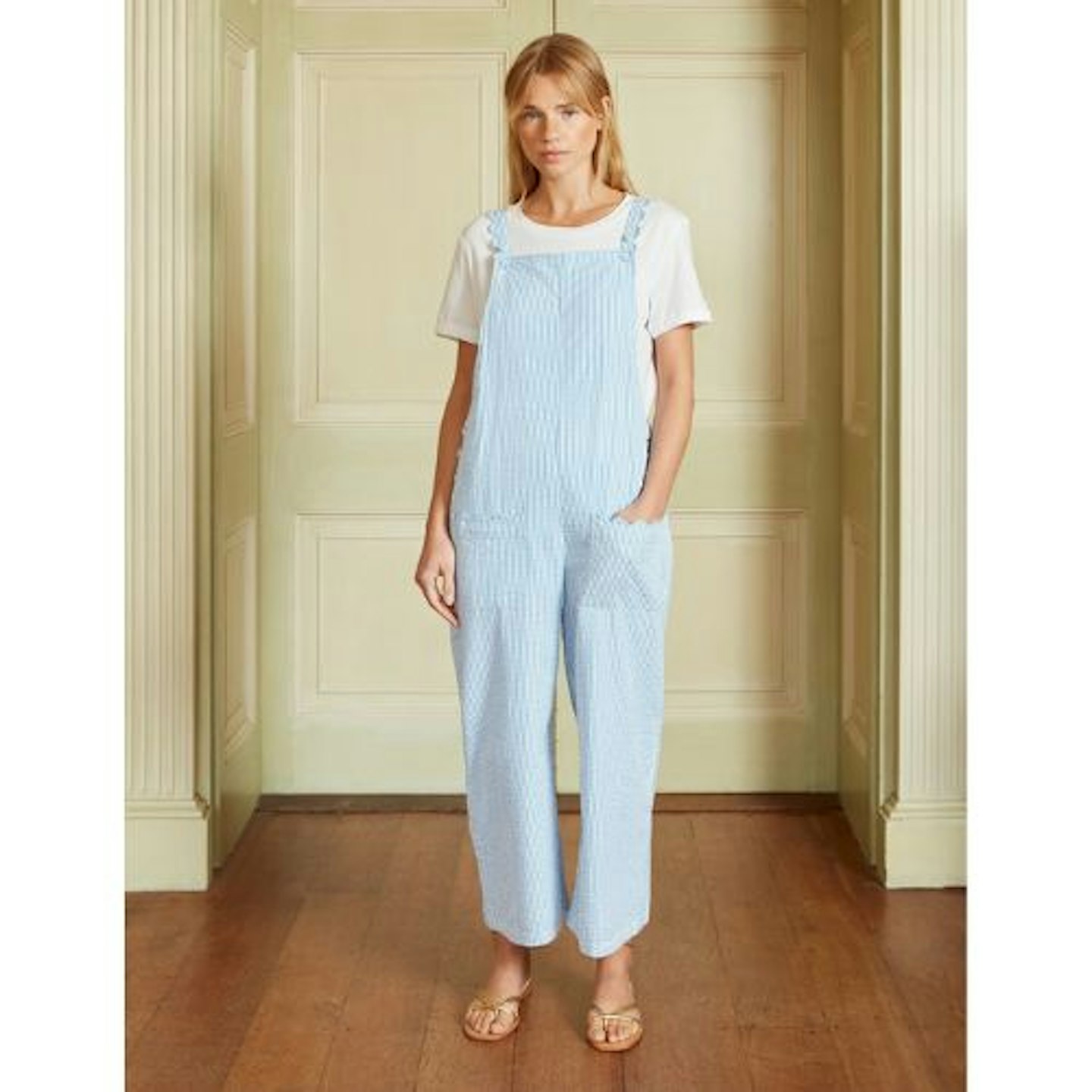 Seraphina Scallop Dungarees