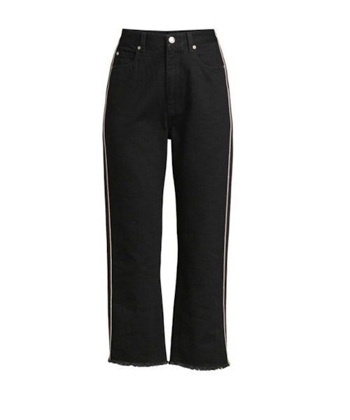 Alexander McQueen, Women's Cropped Frayed Denim Pants