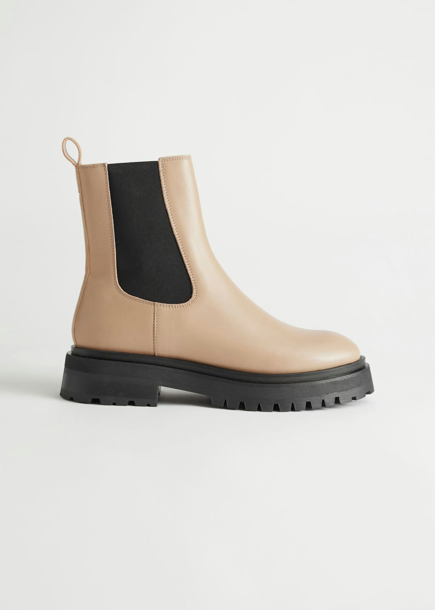 & Other Stories, Chunky Leather Chelsea Boots