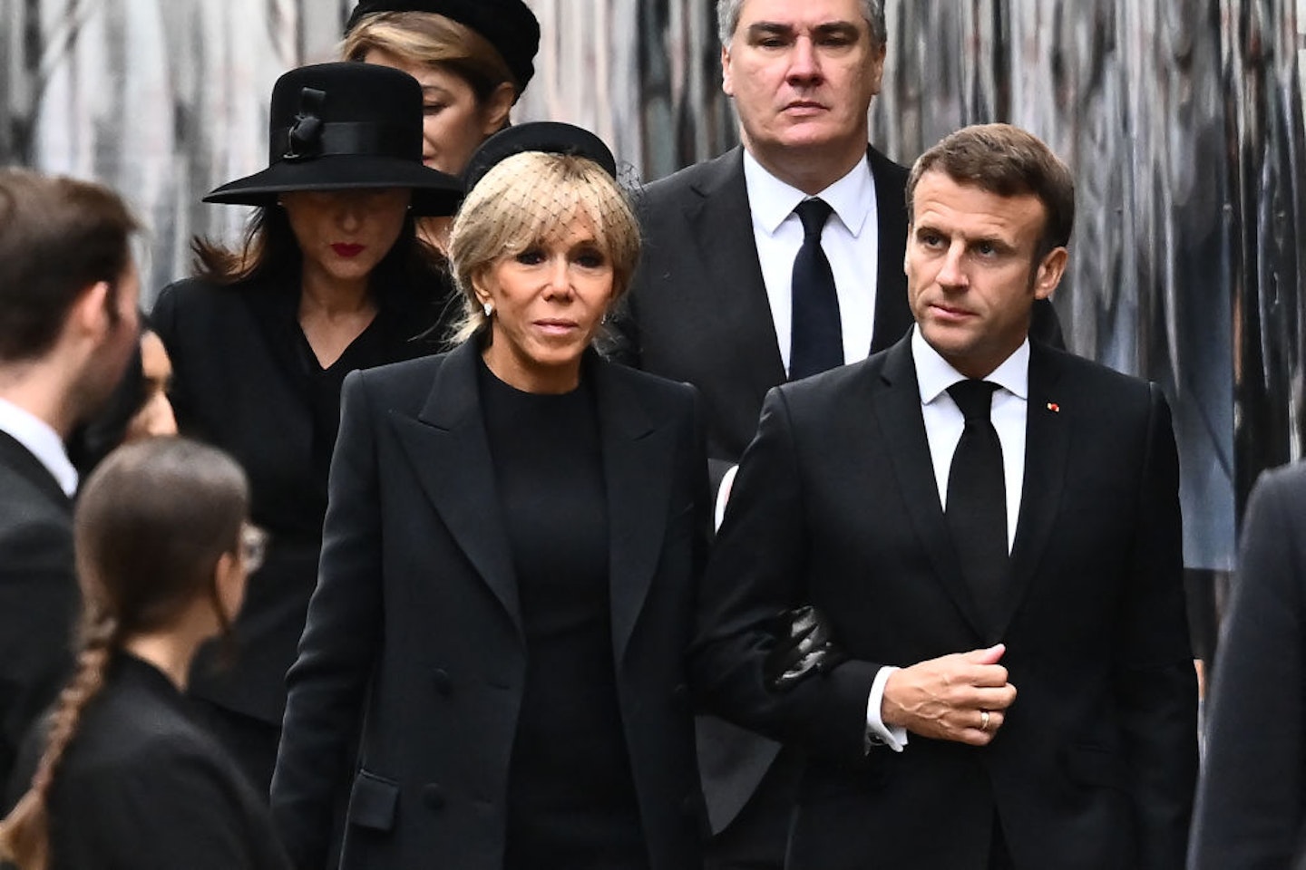 Brigitte Macron Queen's funeral