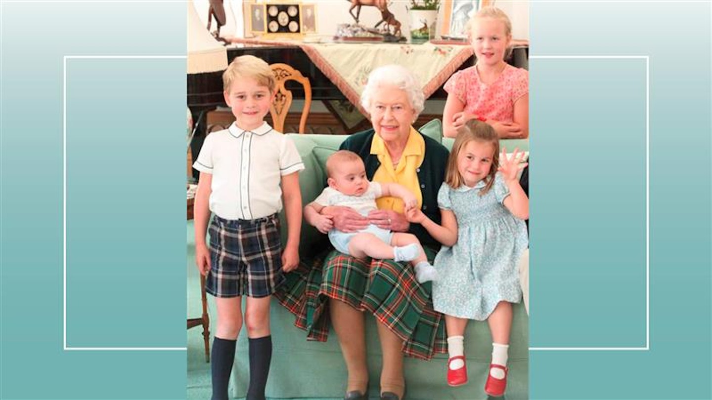 The Queen and her grandchildren