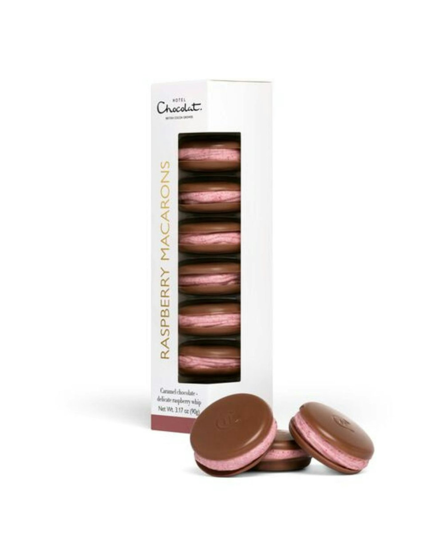 Hotel Chocolat Raspberry Macarons, 90g