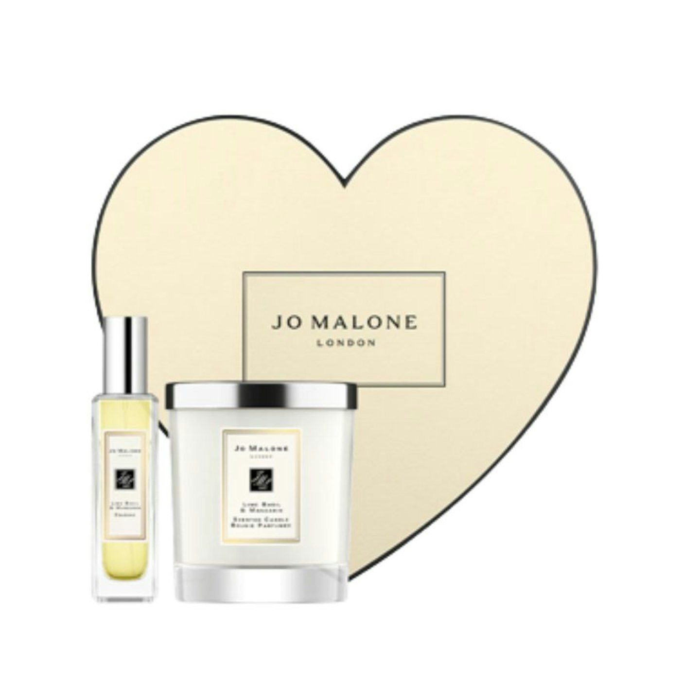 Jo Malone Lime Basil & Mandarin Heart Box Gift Set