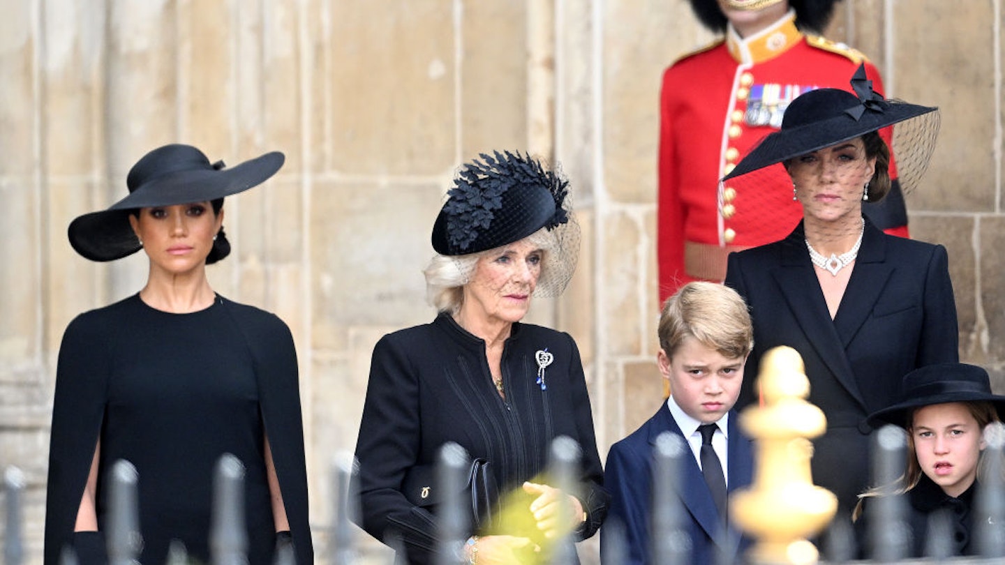 Meghan Markle Camilla Catherine Queen's funeral