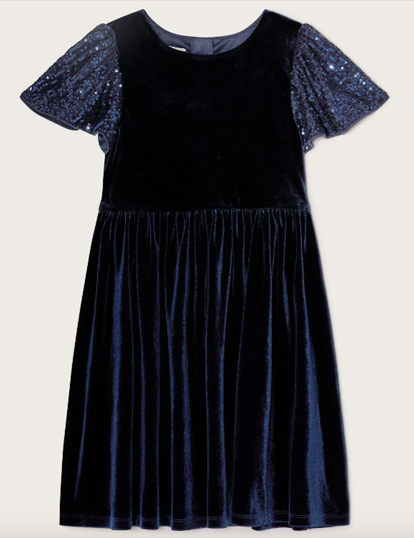 Velvet Party Dress Blue