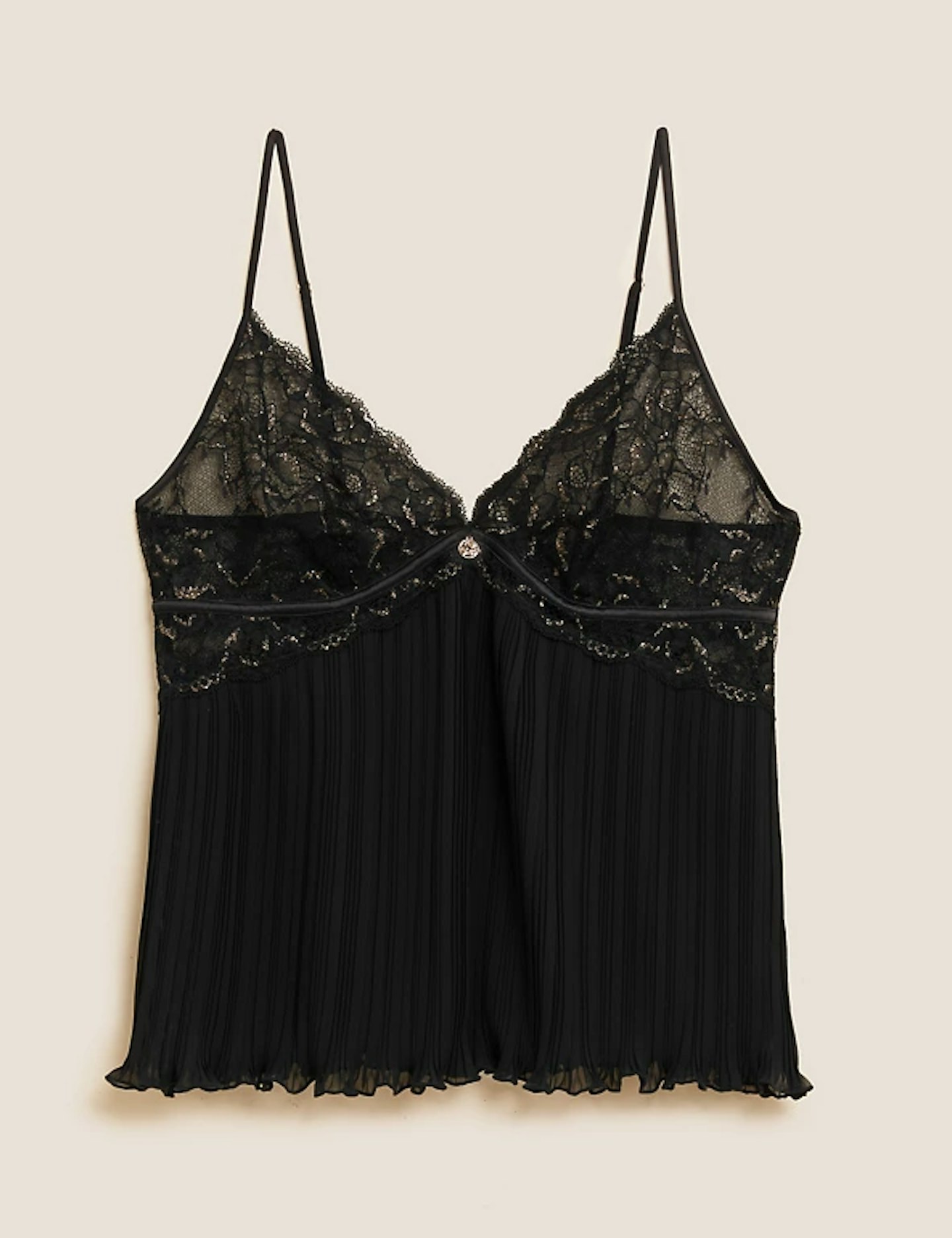 M&S, Pleat & Lace Camisole