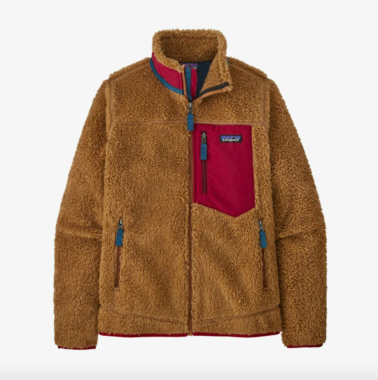 Nest Brown Wax Red Fleece Jacket