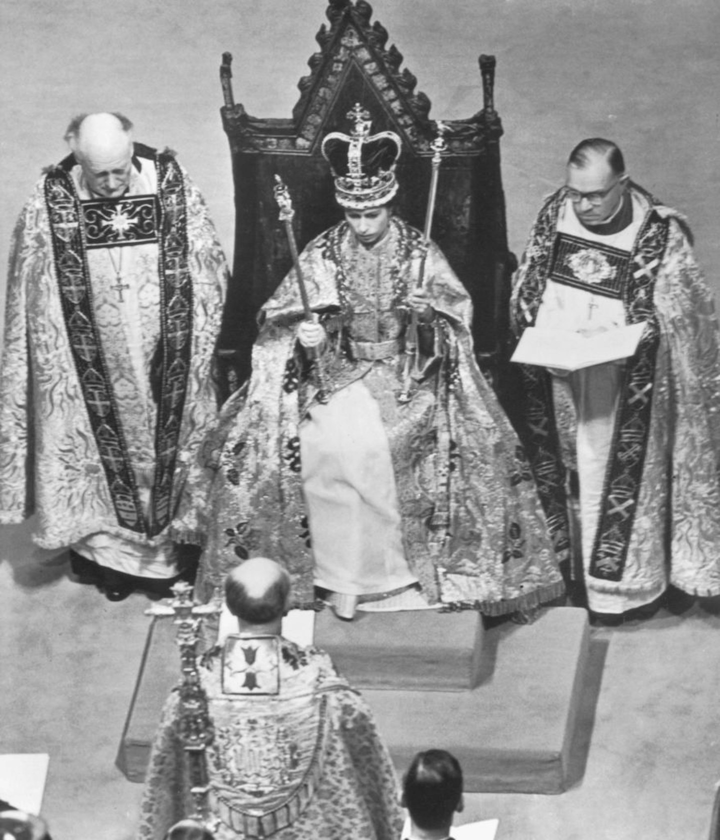 Queen Elizabeth II coronation robes