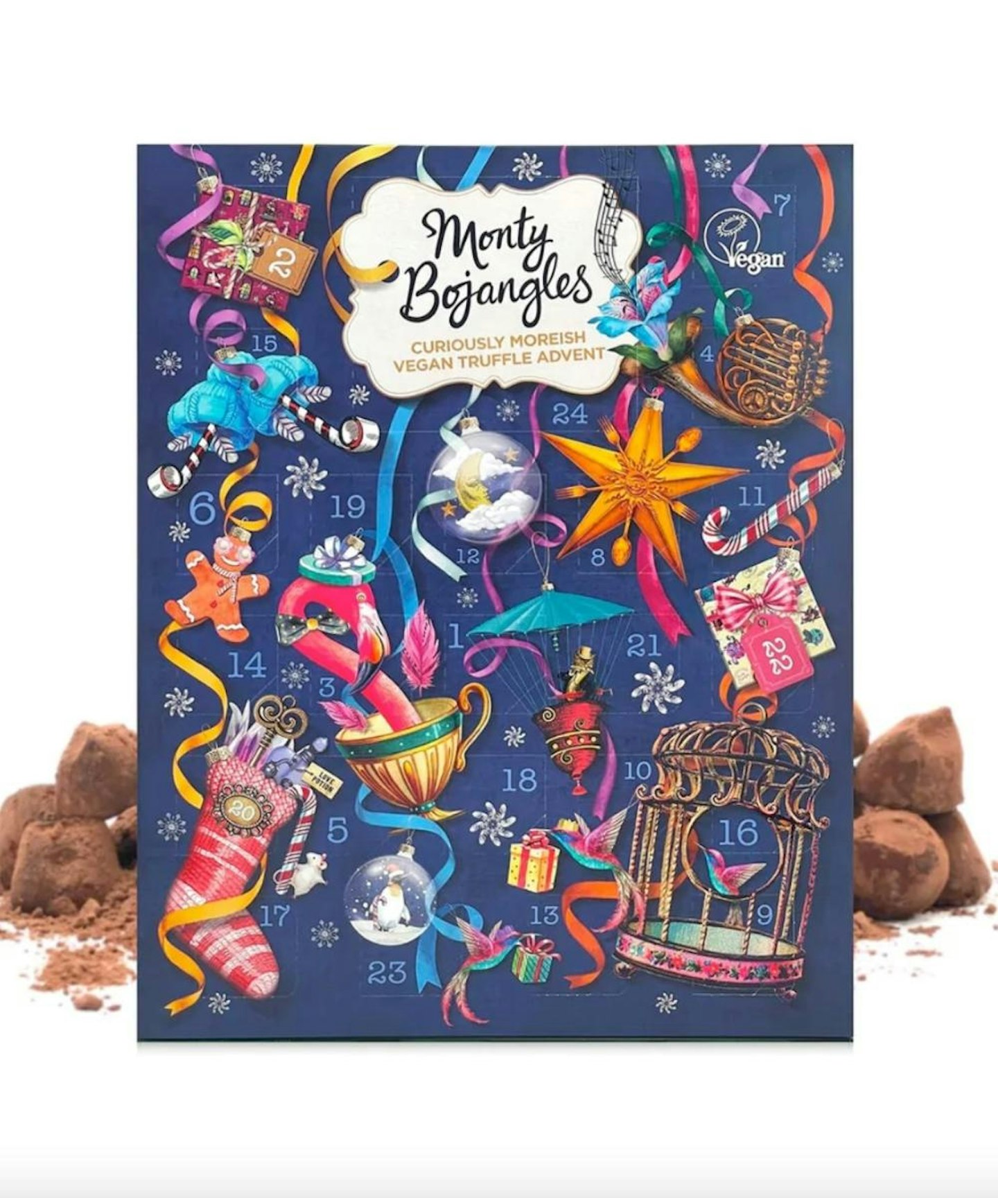 Monty Bojangles Curiously Moreish Vegan Truffle Advent Calendar