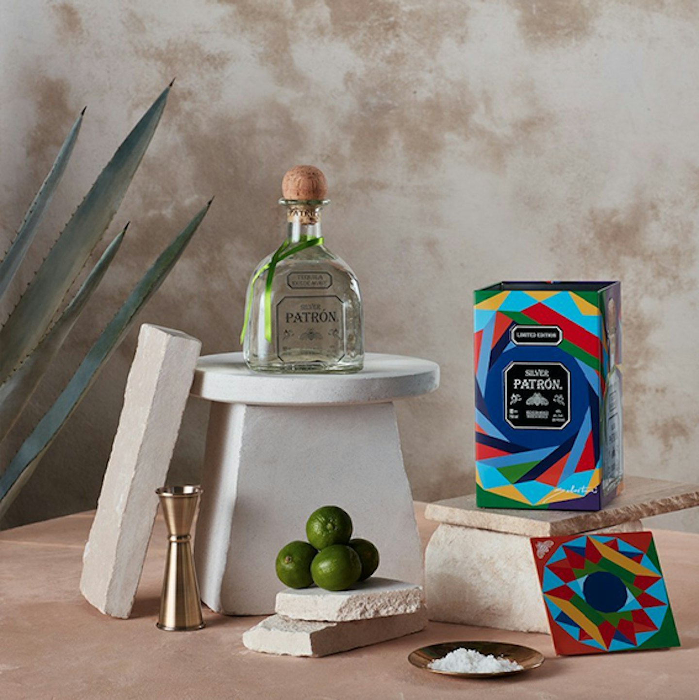 Patrón Silver Tequila with Mexican Heritage Tin, Harvey Nichols