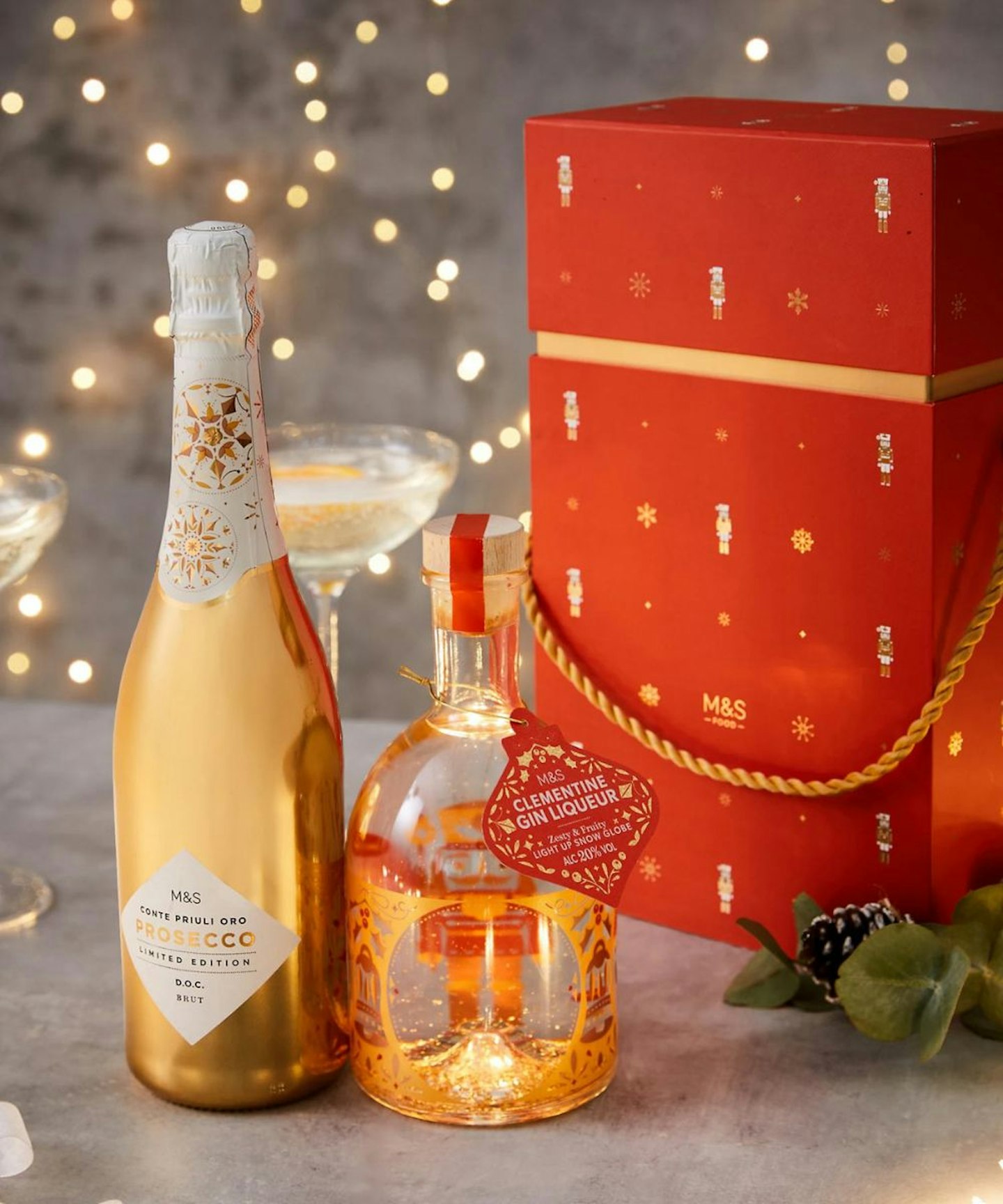 Clementine Snowglobe Gin Gift