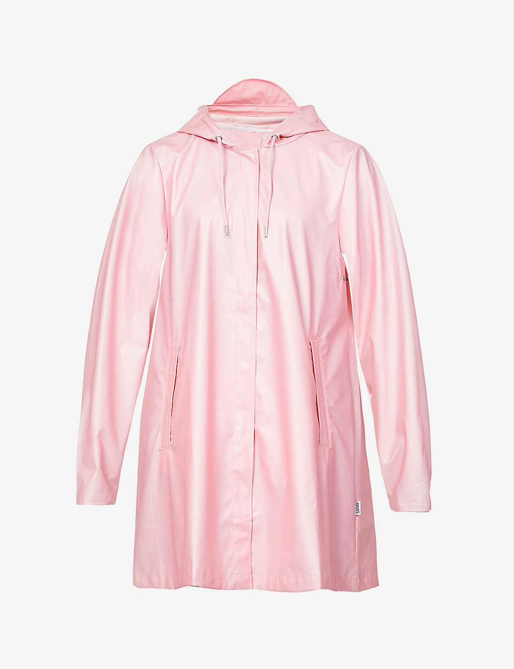 hot pink rain poncho