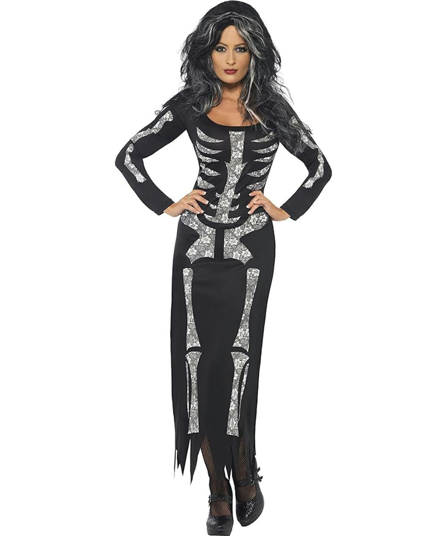 Smiffys Adult Women's Skeleton Costume