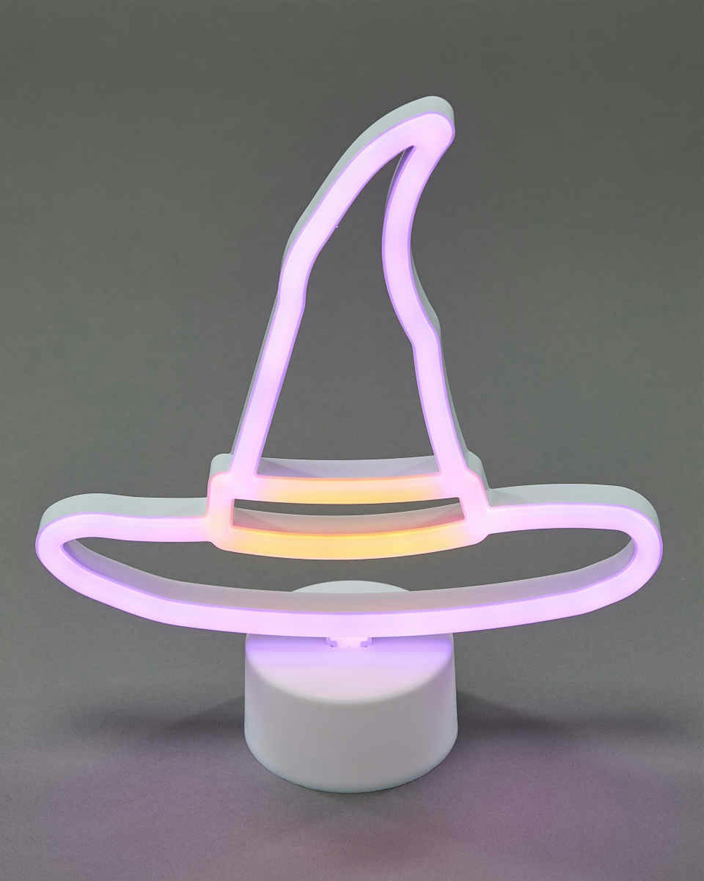 Aldi Spooky Neon Effect Witch Hat Light