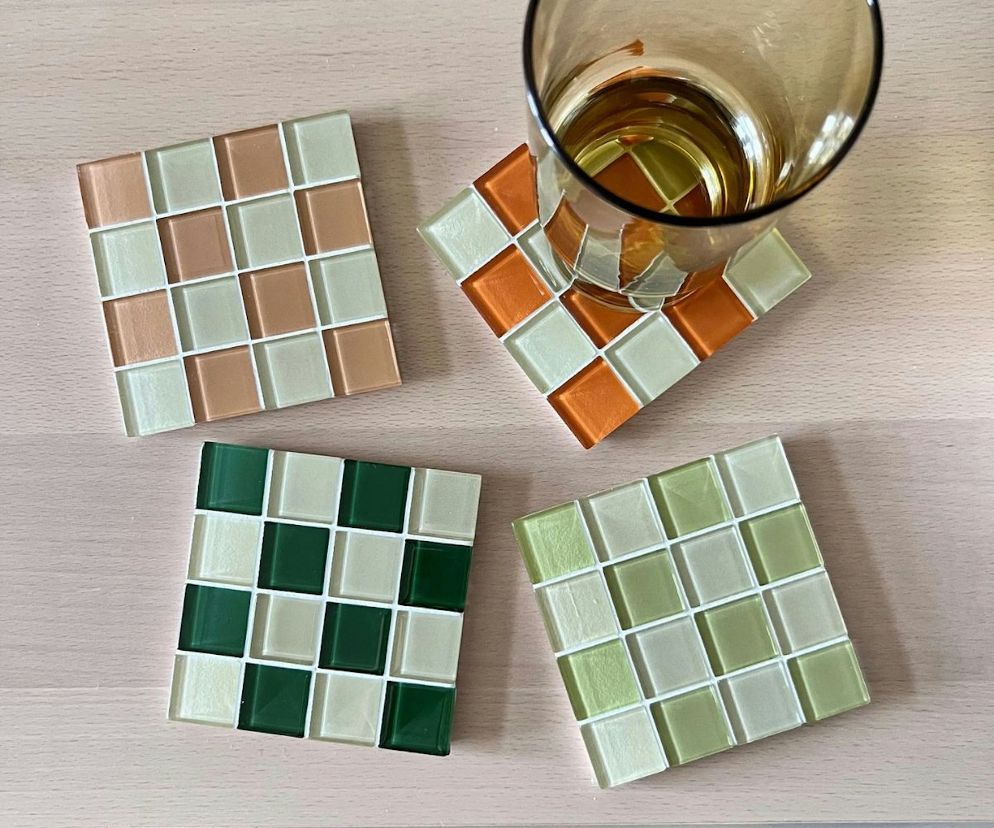 The Valley Tiled Coaster | Translucent