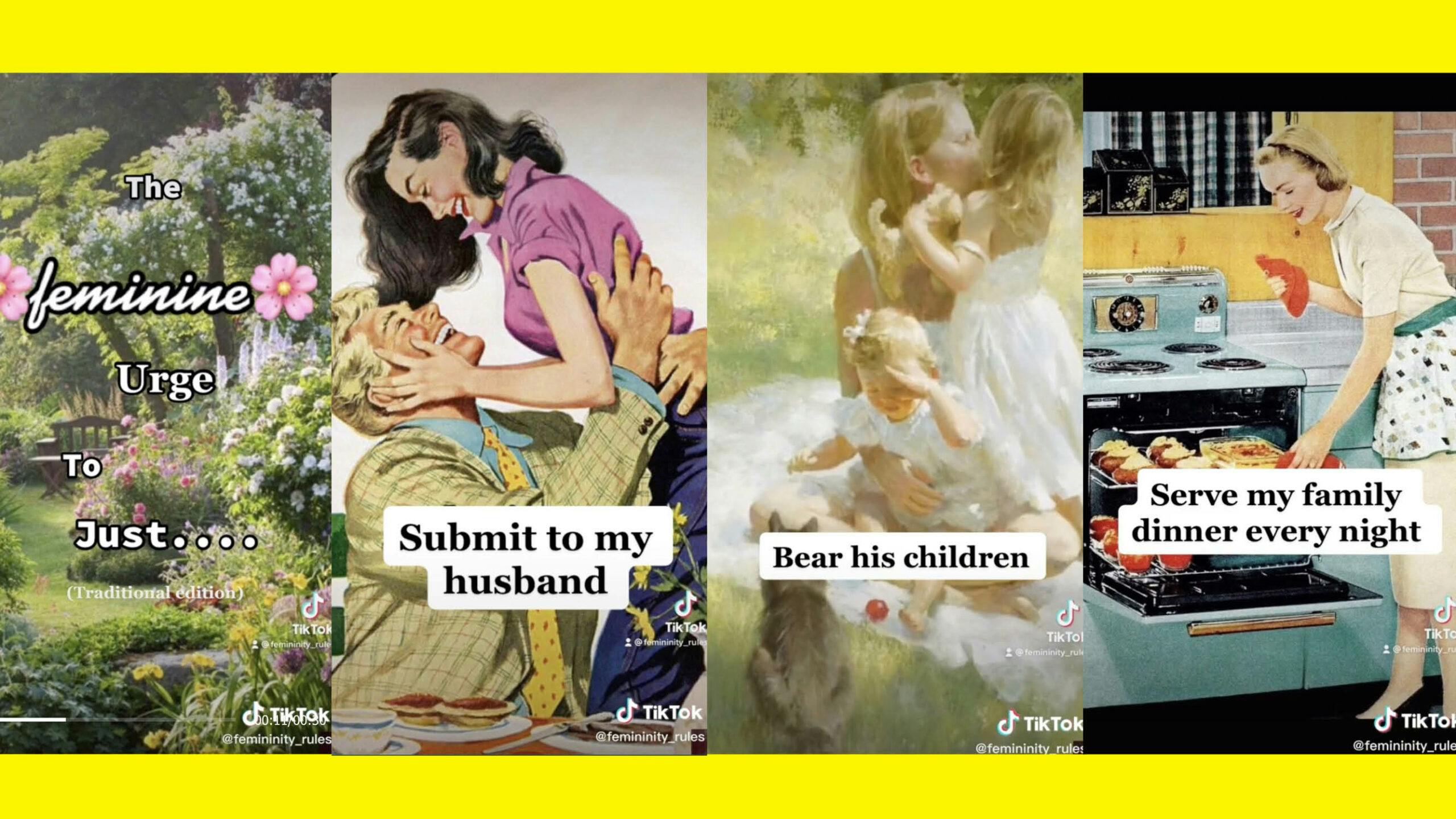 TikTok 'TradWives' Are Romanticising An Era Where Sexism And Racism Ruled