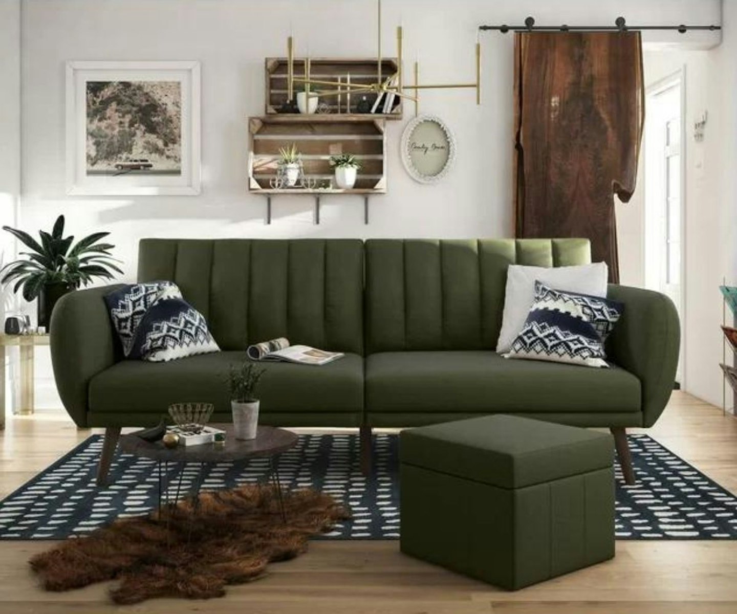 Three-Seater Clic Clac Sofa Bed