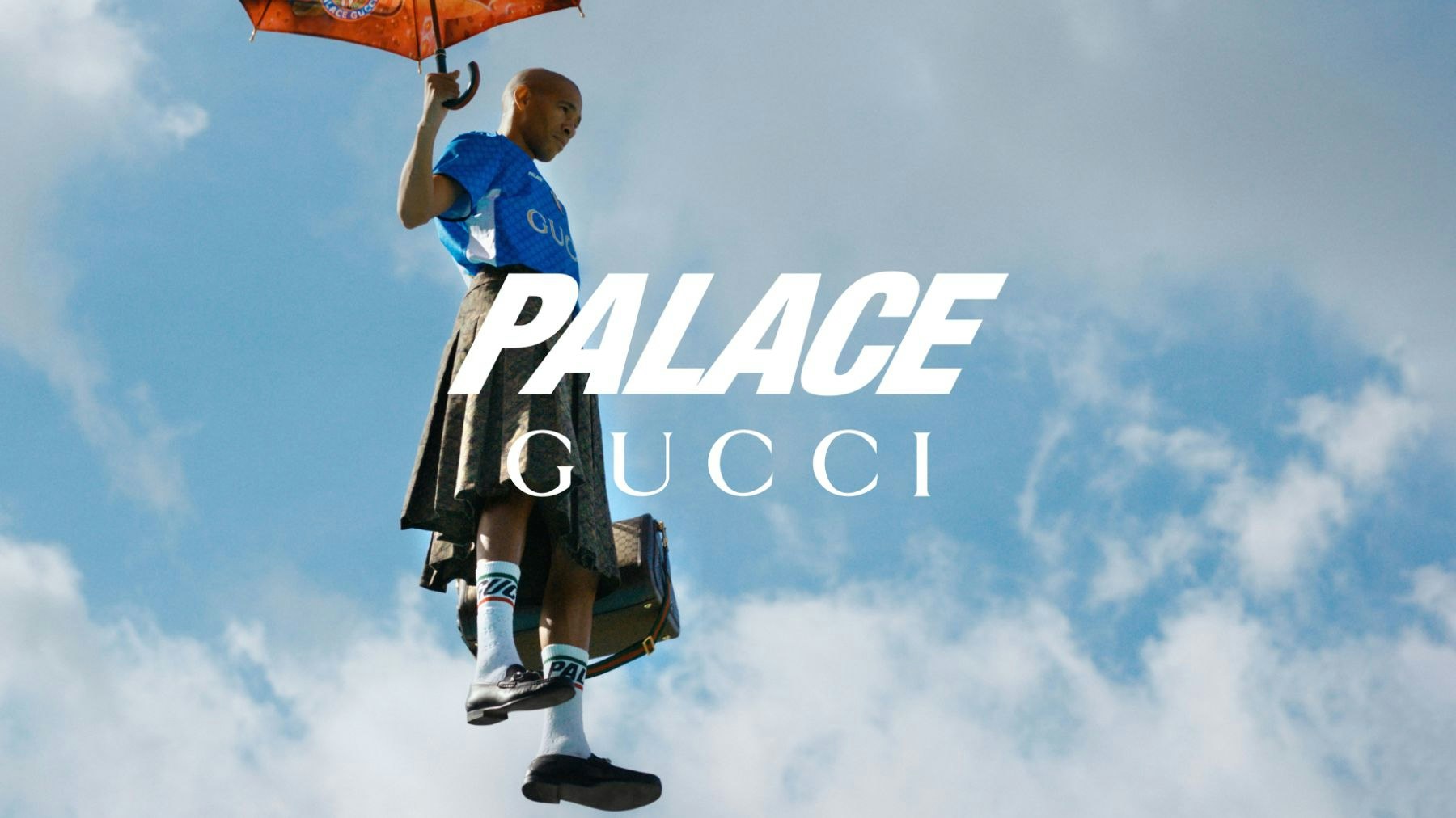 Palace x Gucci Tri-Ferg GG Patch Hoodie