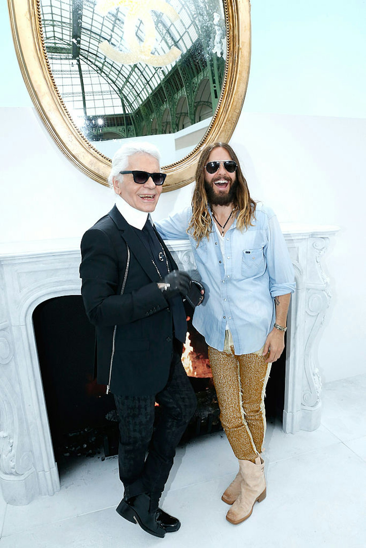 Jared Leto Karl Lagerfeld