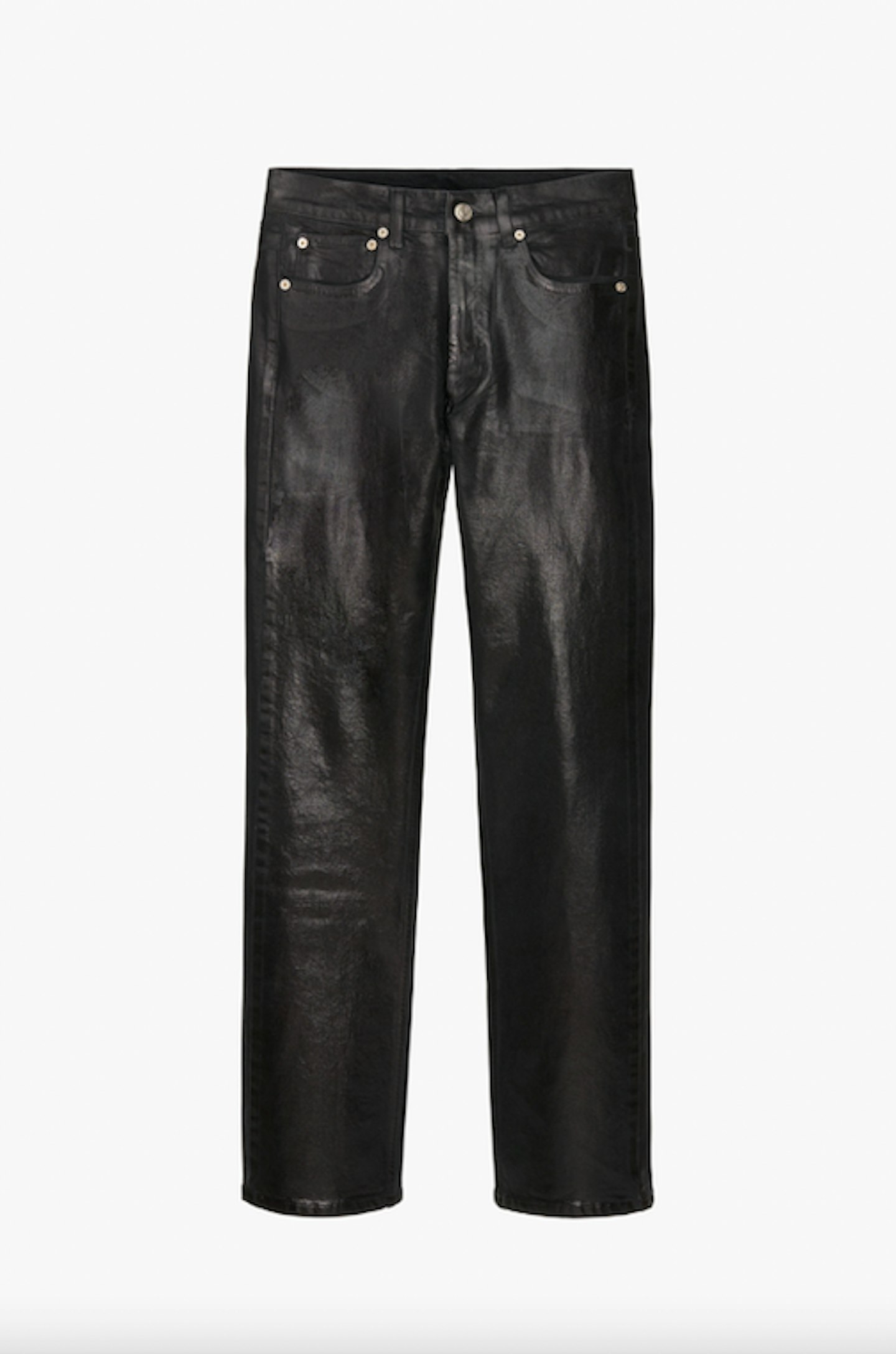 Coated Jeans