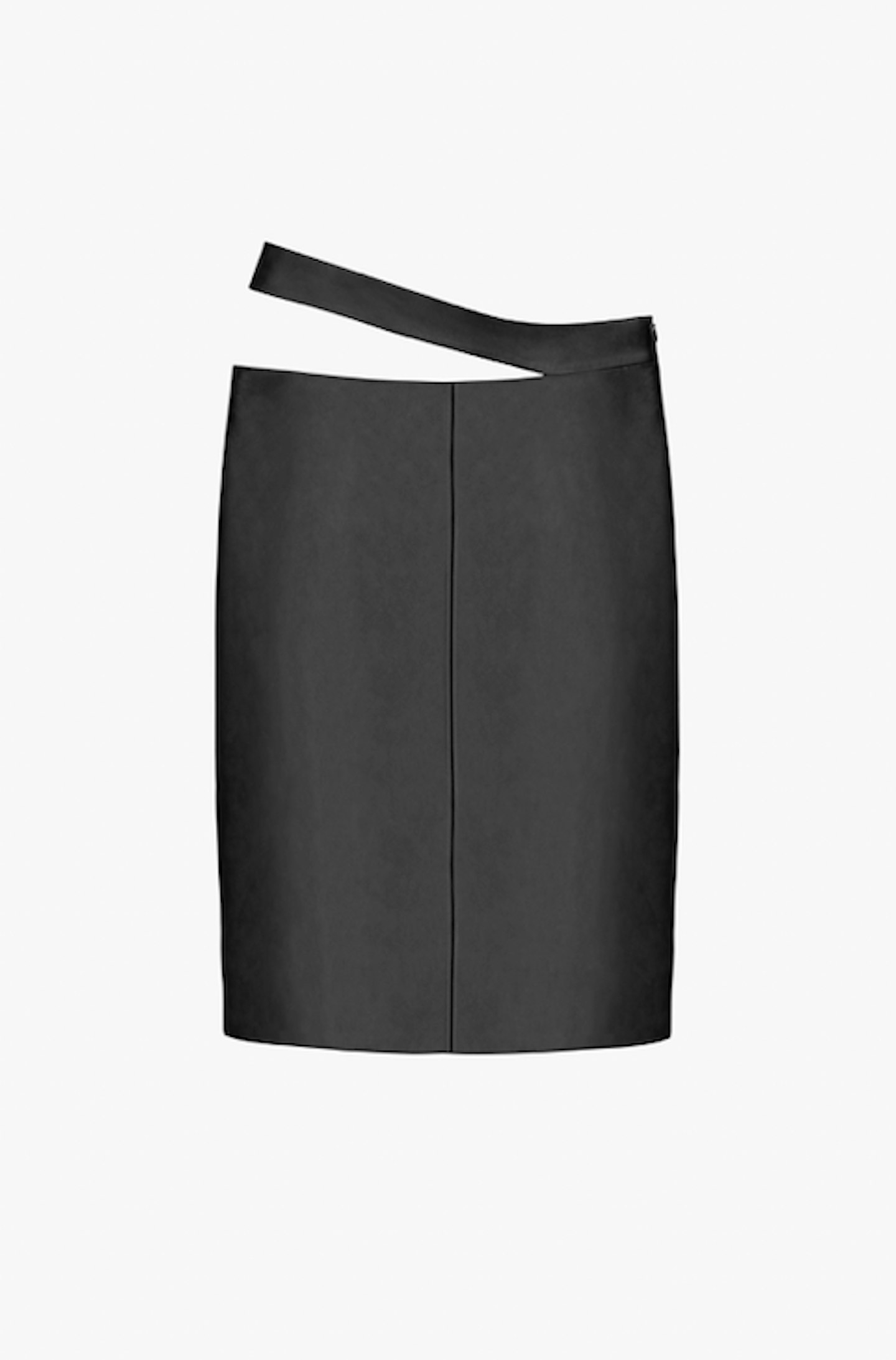 Leather Midi Skirt