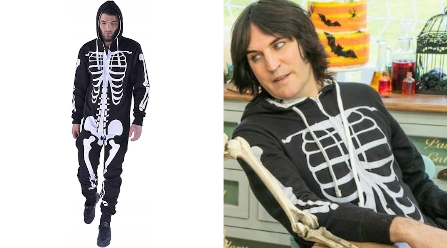 Unisex Halloween Skeleton Onesie