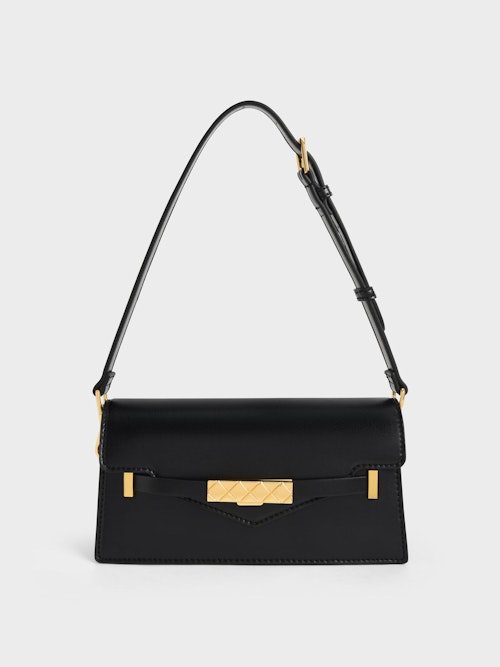 Charles & Keith, Mini Sabrina Envelope Shoulder Bag