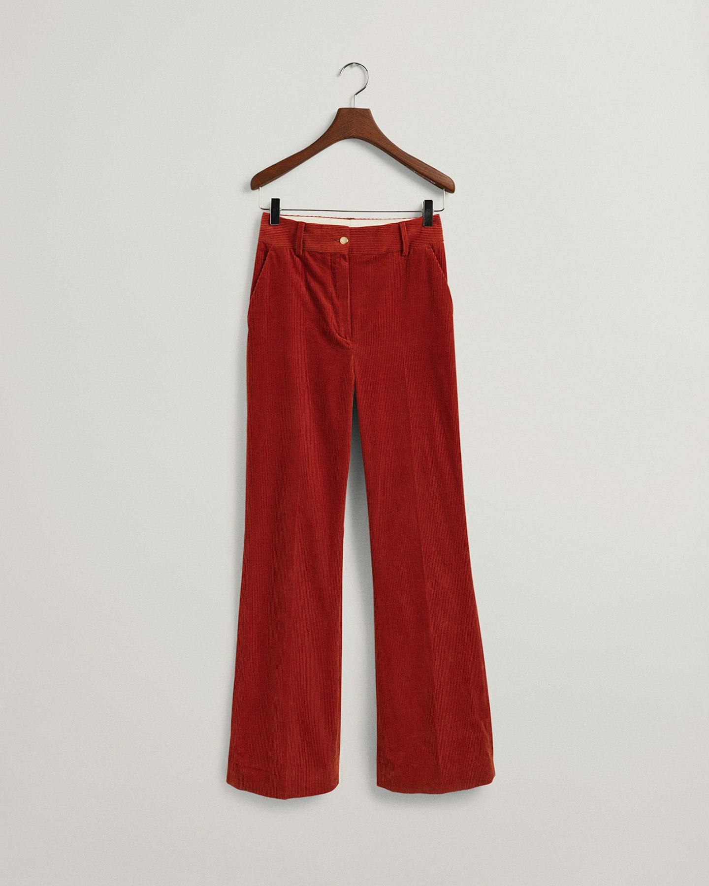 High-Waisted Flare Corduroy Pants