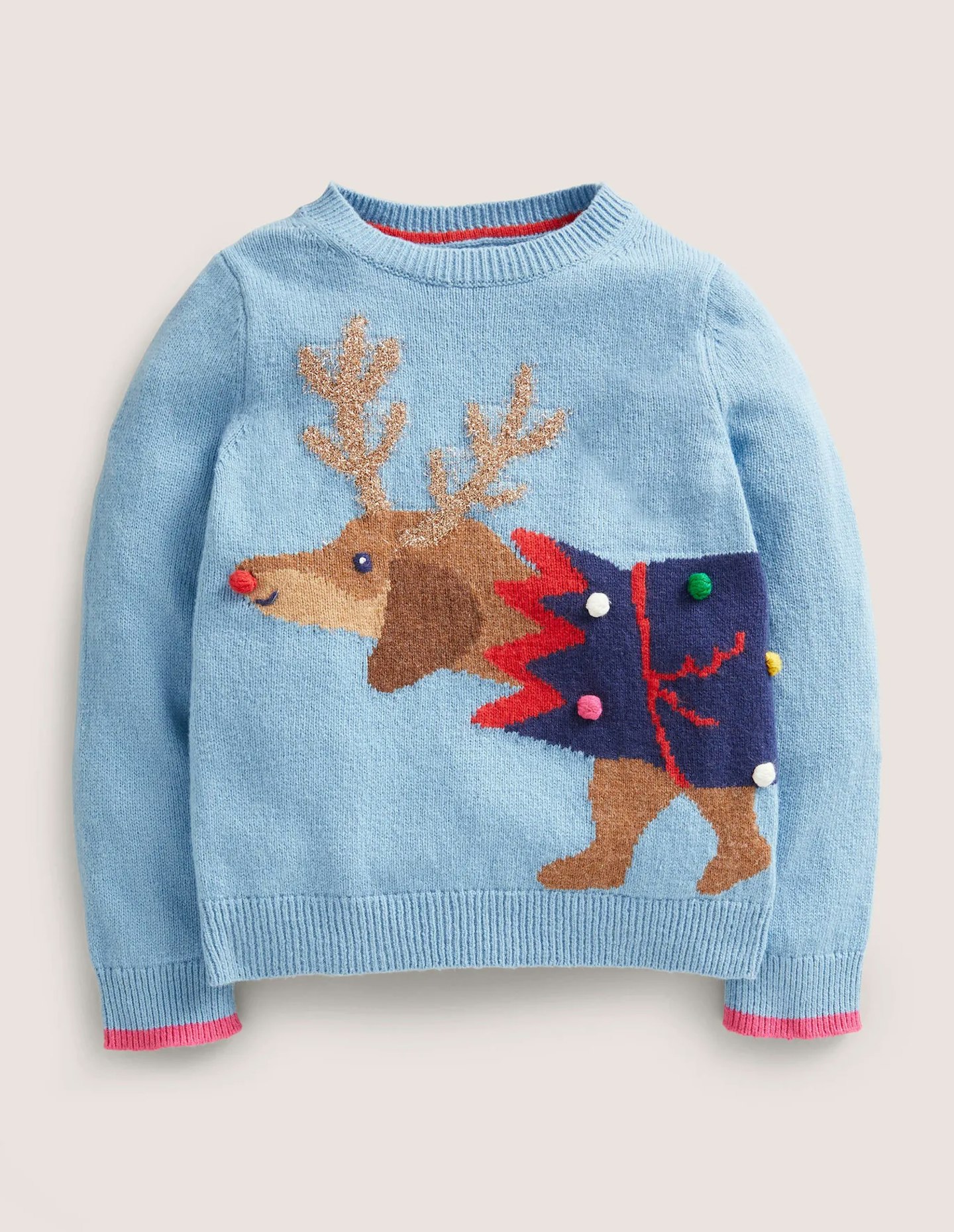 Boden, Festive Dog Jumper