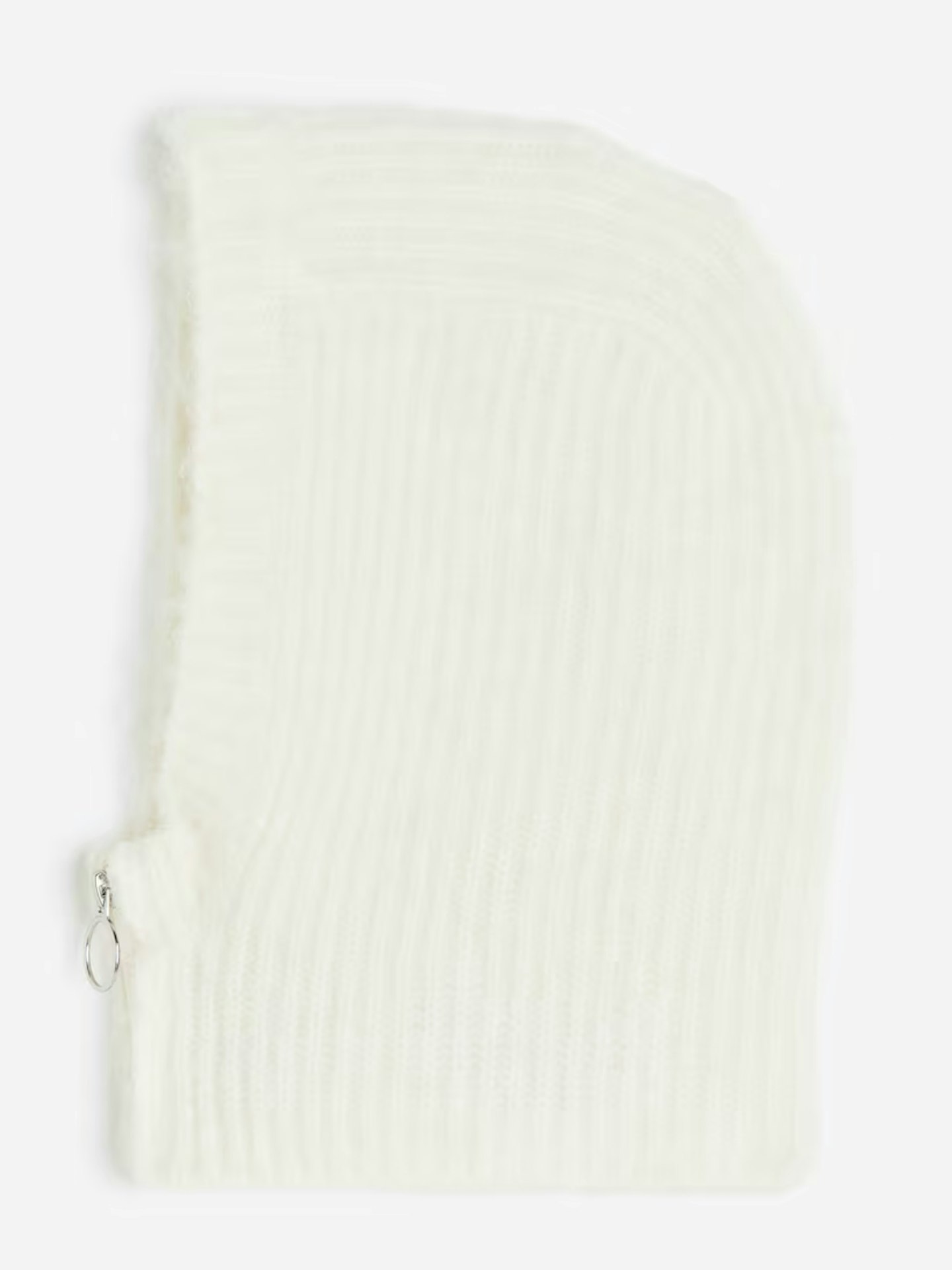 H&M Rib-Knit Wool Blend Balaclava