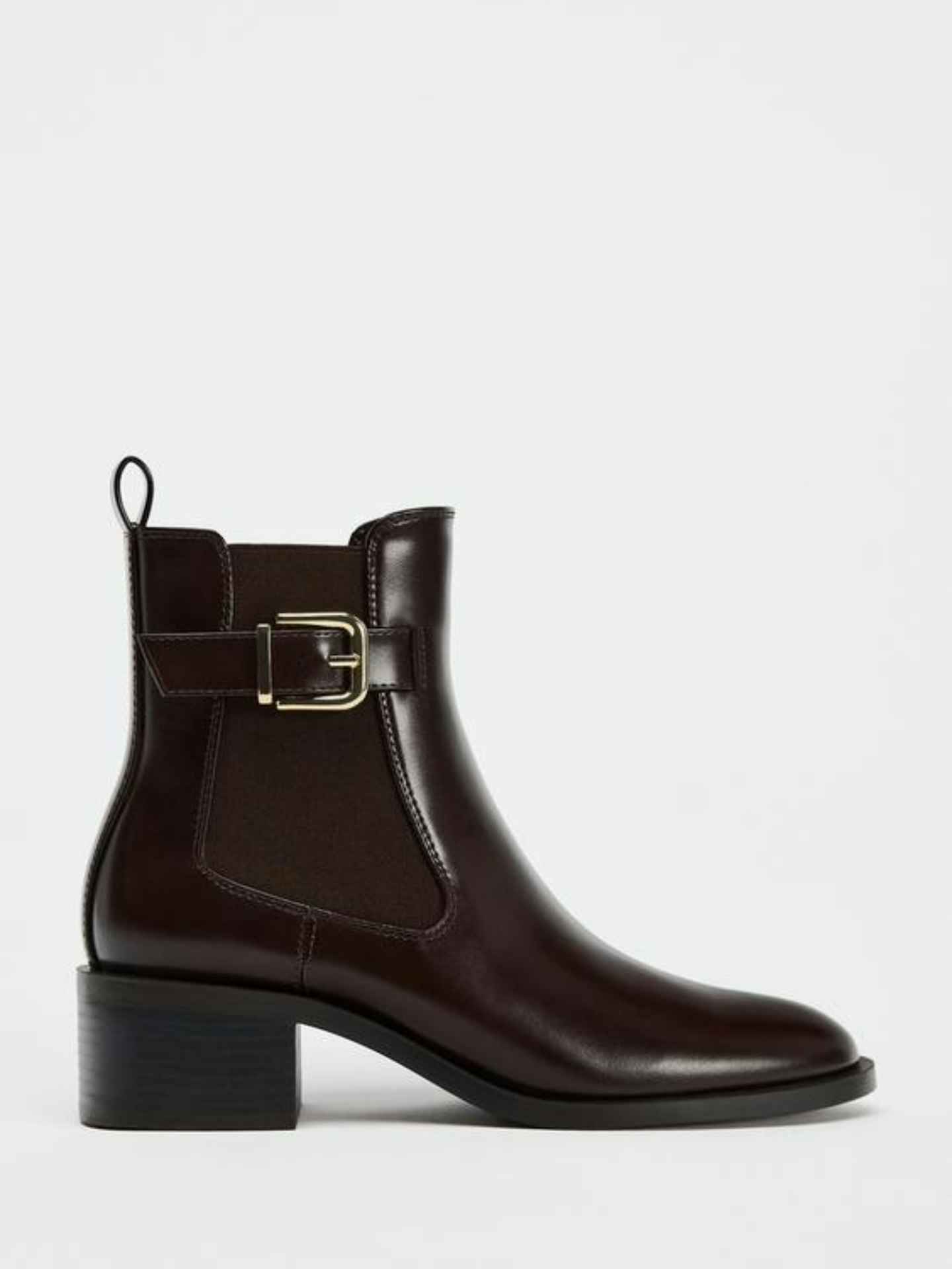 Zara, Ankle Boots With Buckle