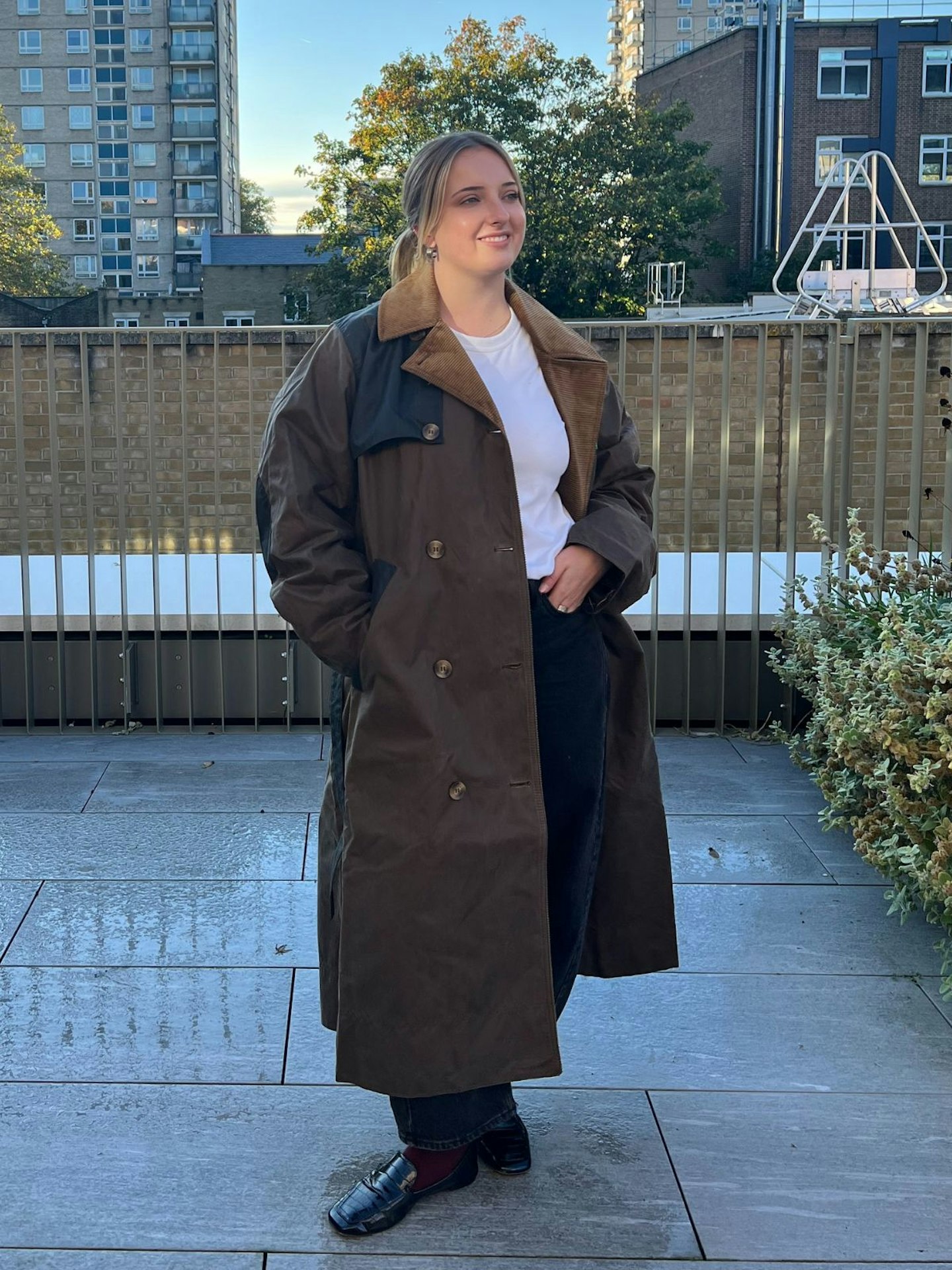 GANNI x Barbour The Wax Trench