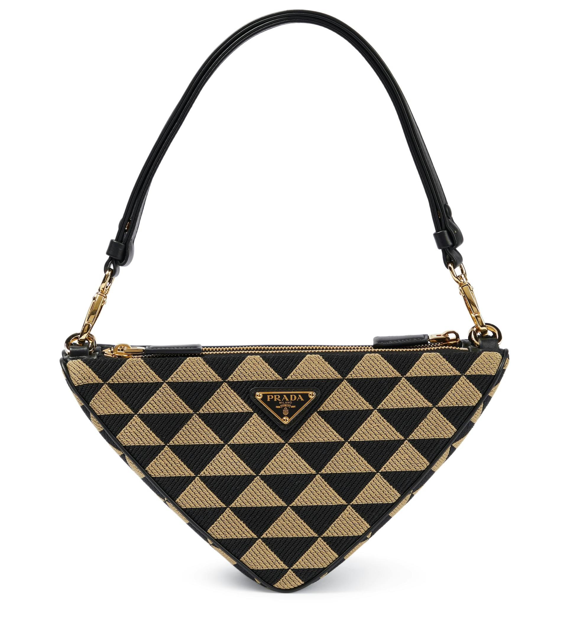 Prada clearance checkered handbag