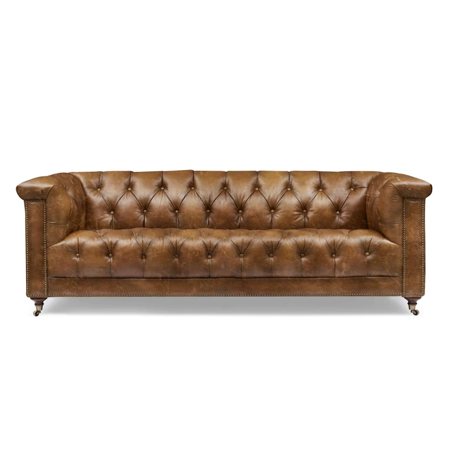 Furniture Village leather chesterfield