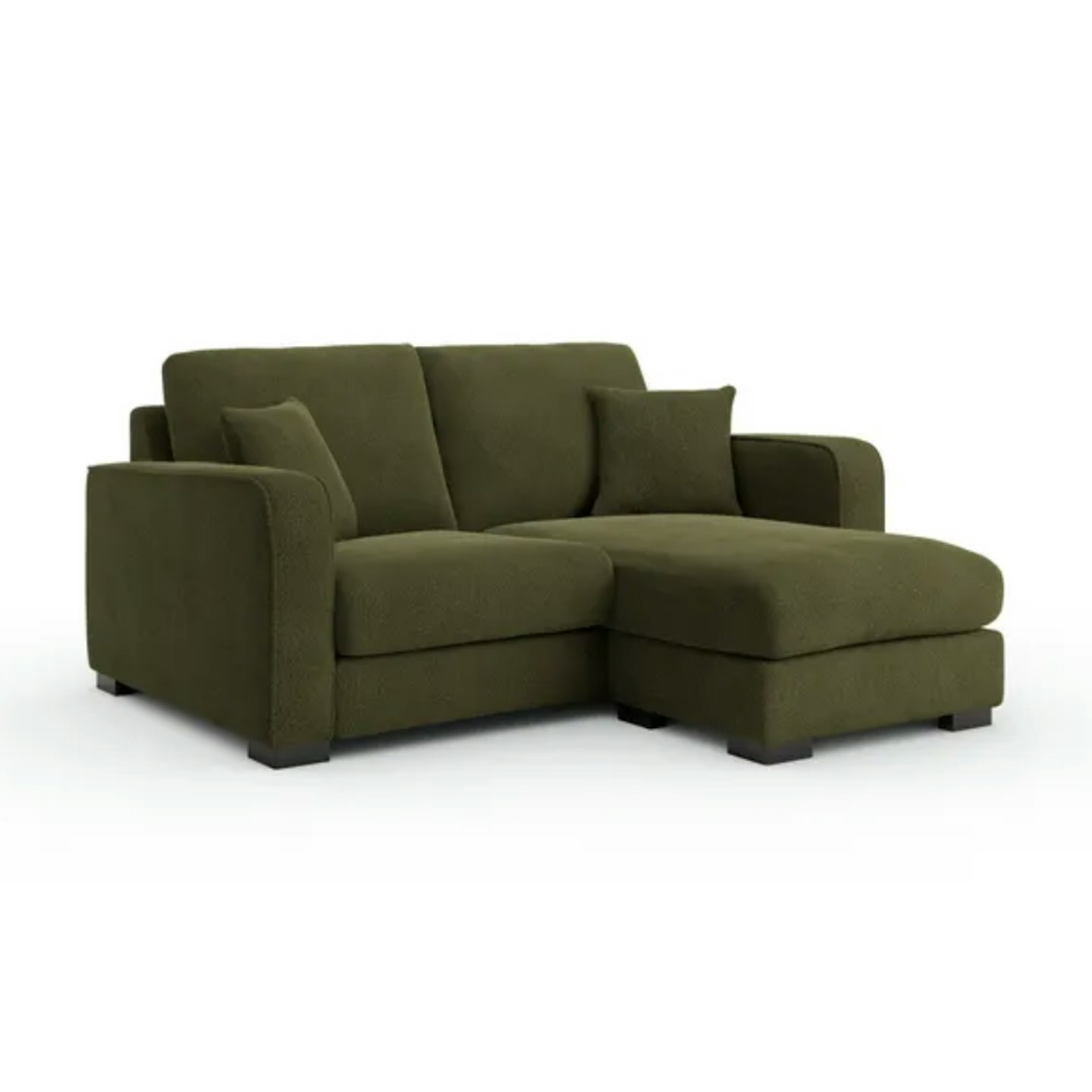 Dunelm Carson Tonal Boucle Compact Corner Chaise Sofa