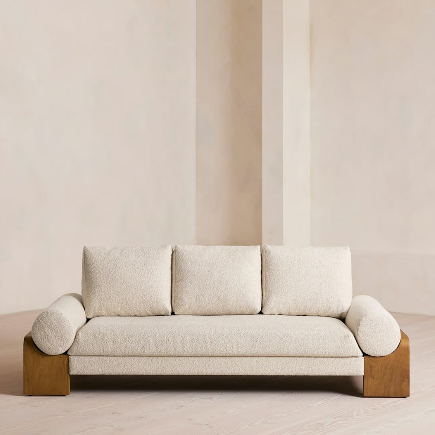 Soho Home Olivier Sofa, Boucle, Sand