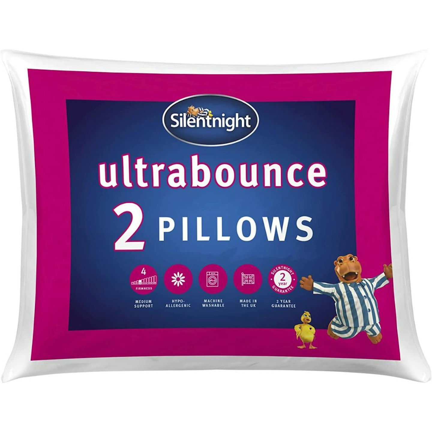 Silentnight Ultrabounce Pack of 2 Pillows