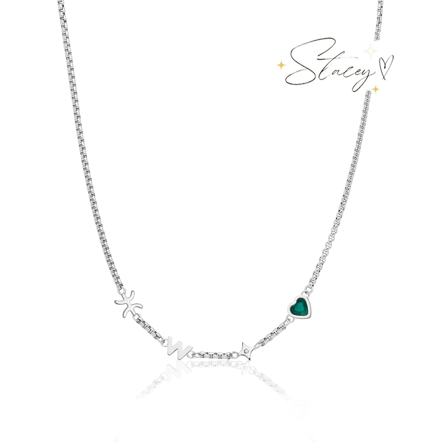 Stacey solomon discount initial necklace