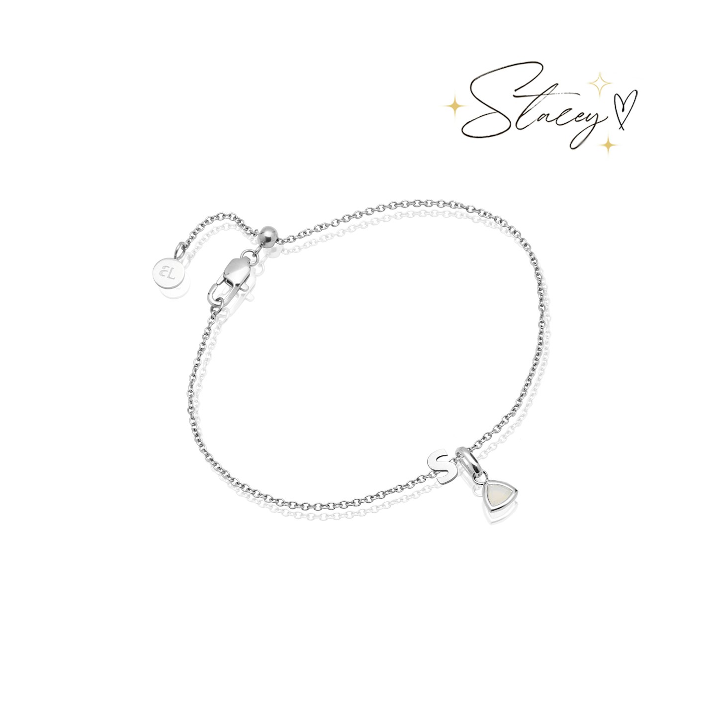 Abbott Lyon, Birthstone & Little Luxe Letter Bracelet