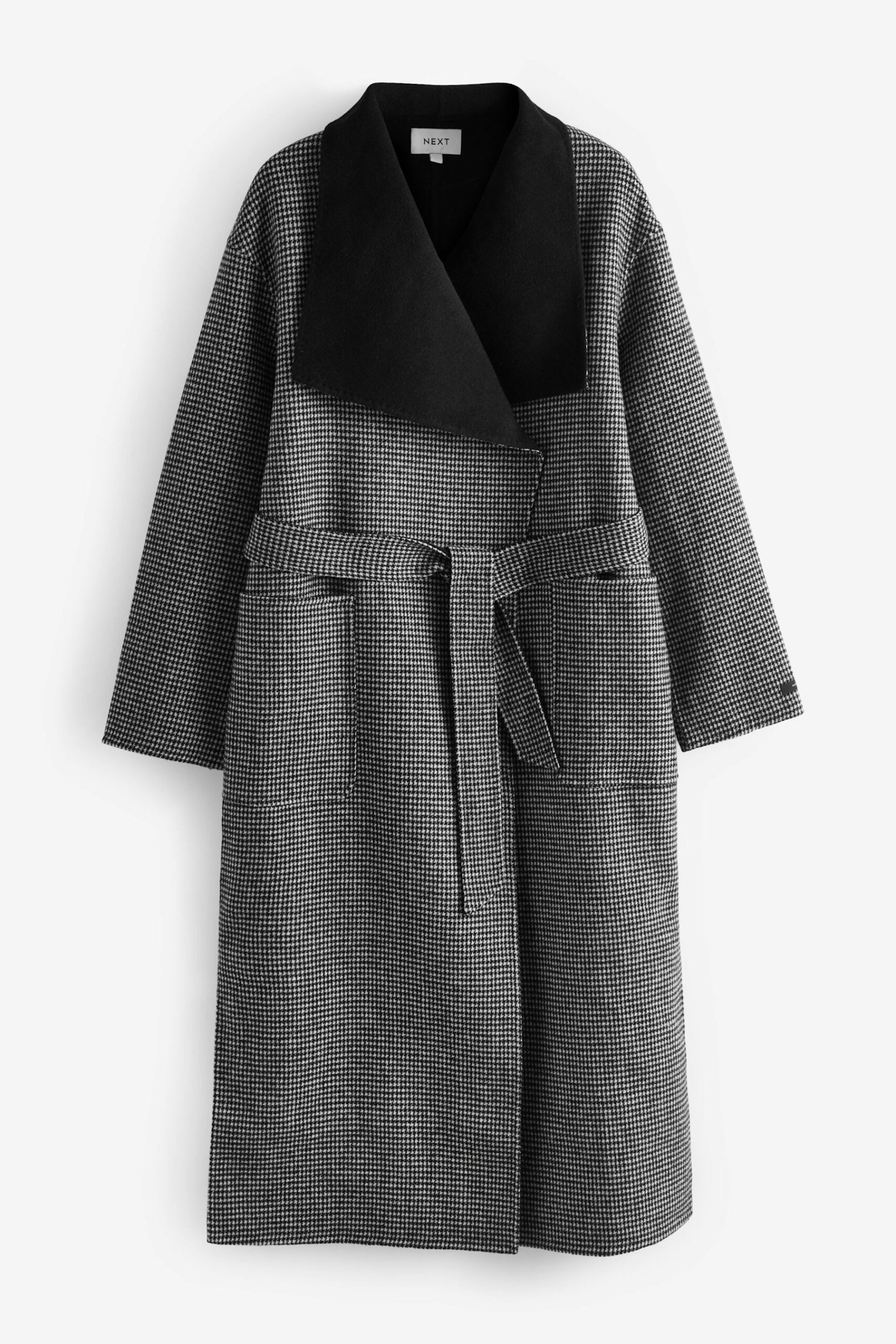 Double-Faced Handsewn Belted Coat