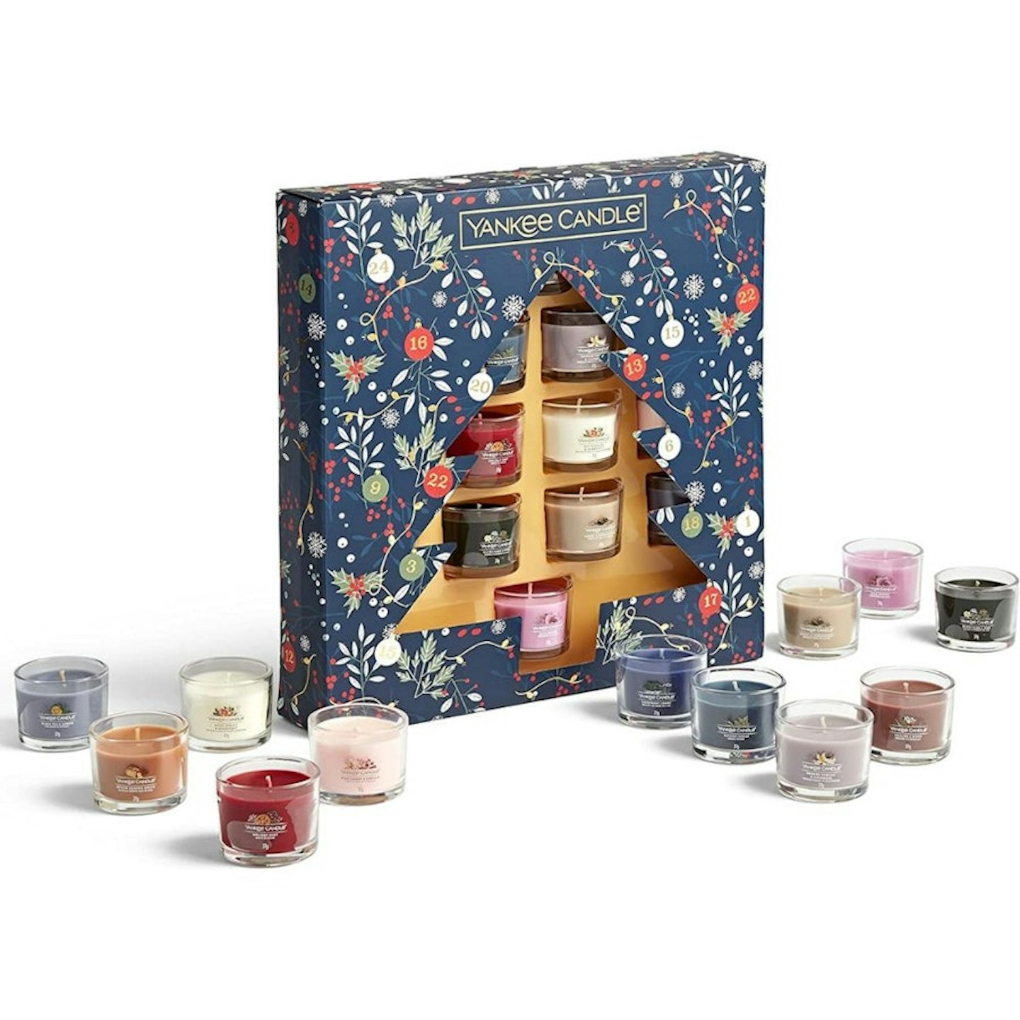 Yankee Candle Gift Set, 12 Scented Filled Votive Candles