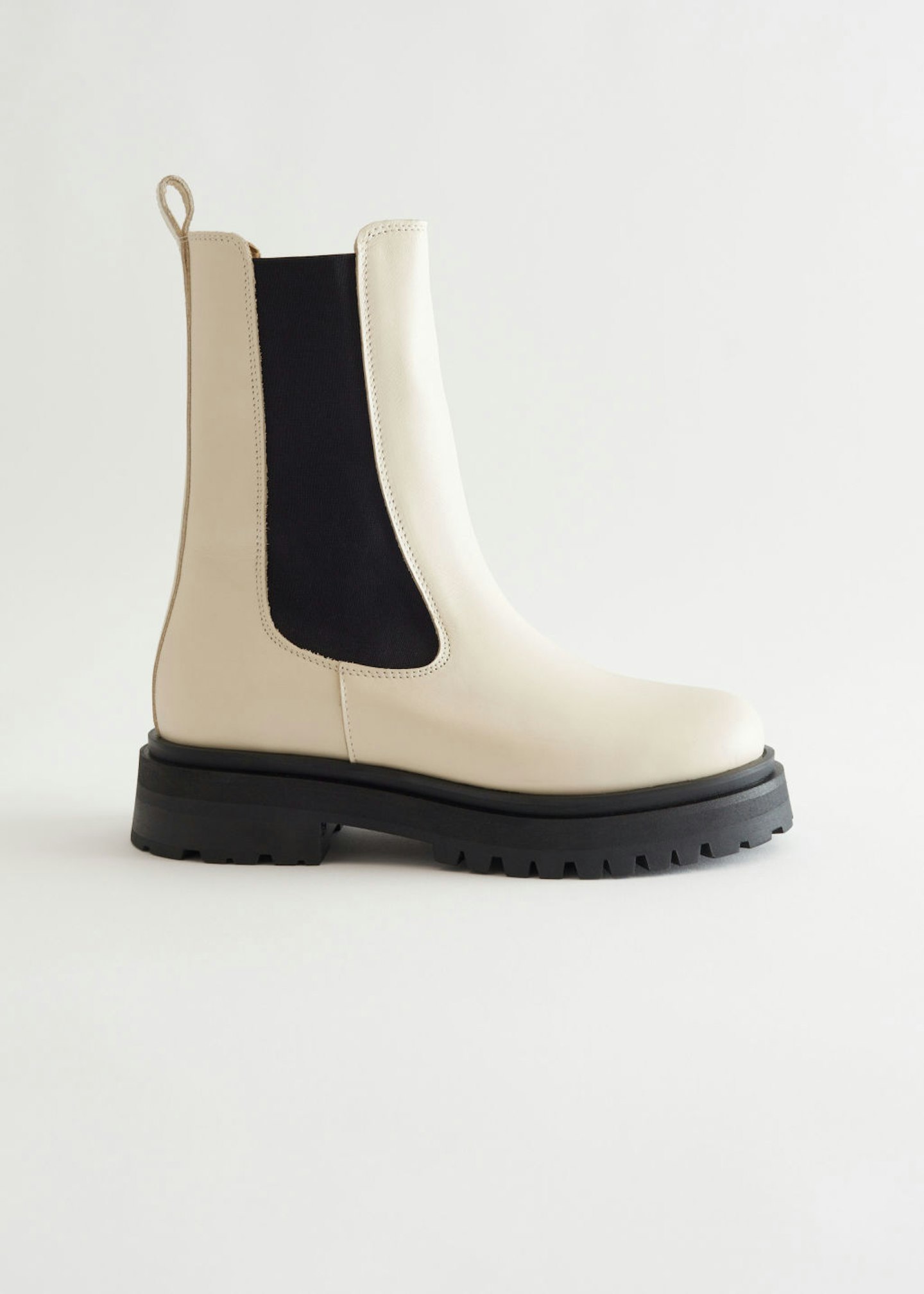 & Other Stories, Chunky Chelsea Leather Boots