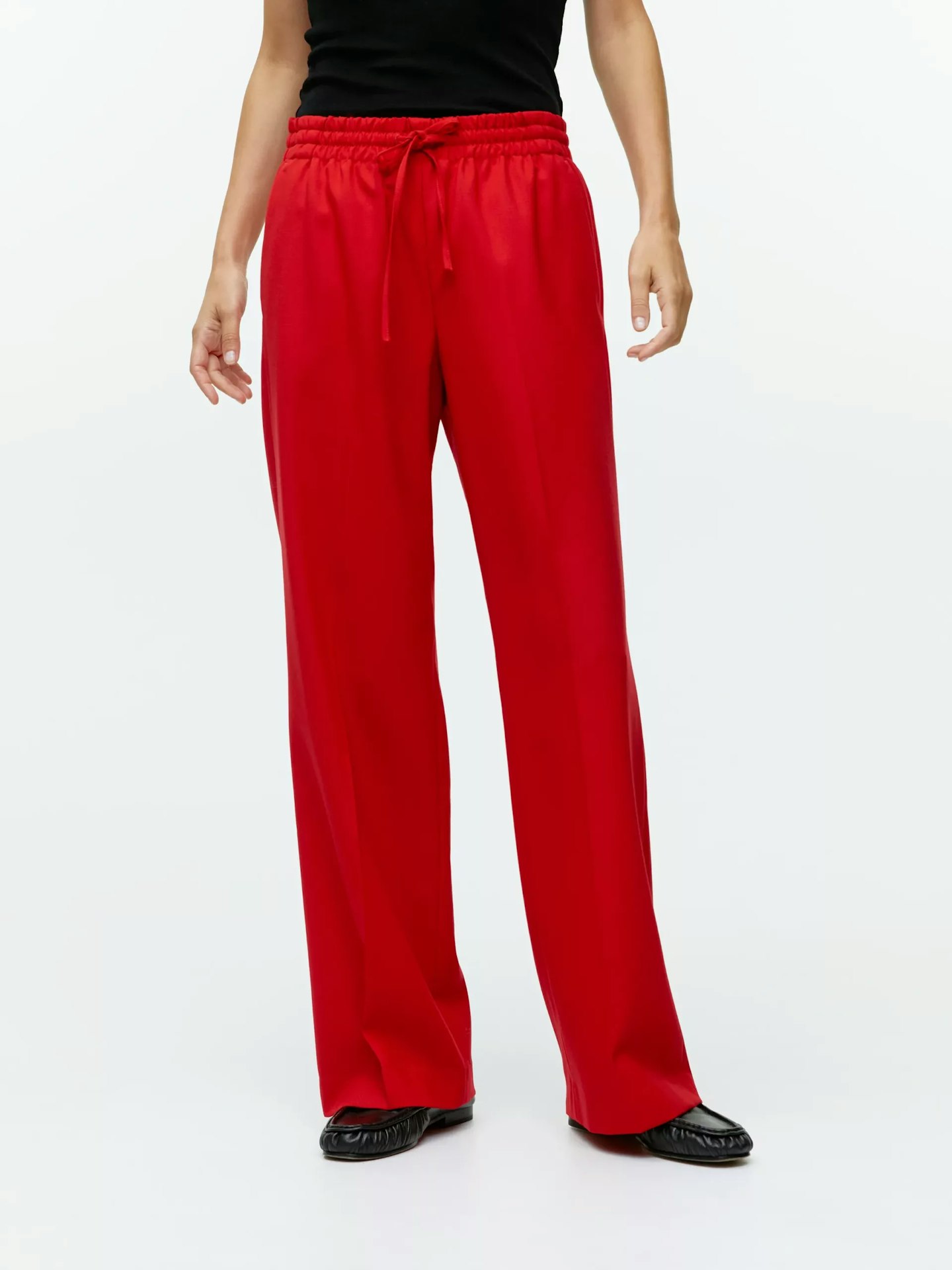 Arket, Wool Hopsack Trousers