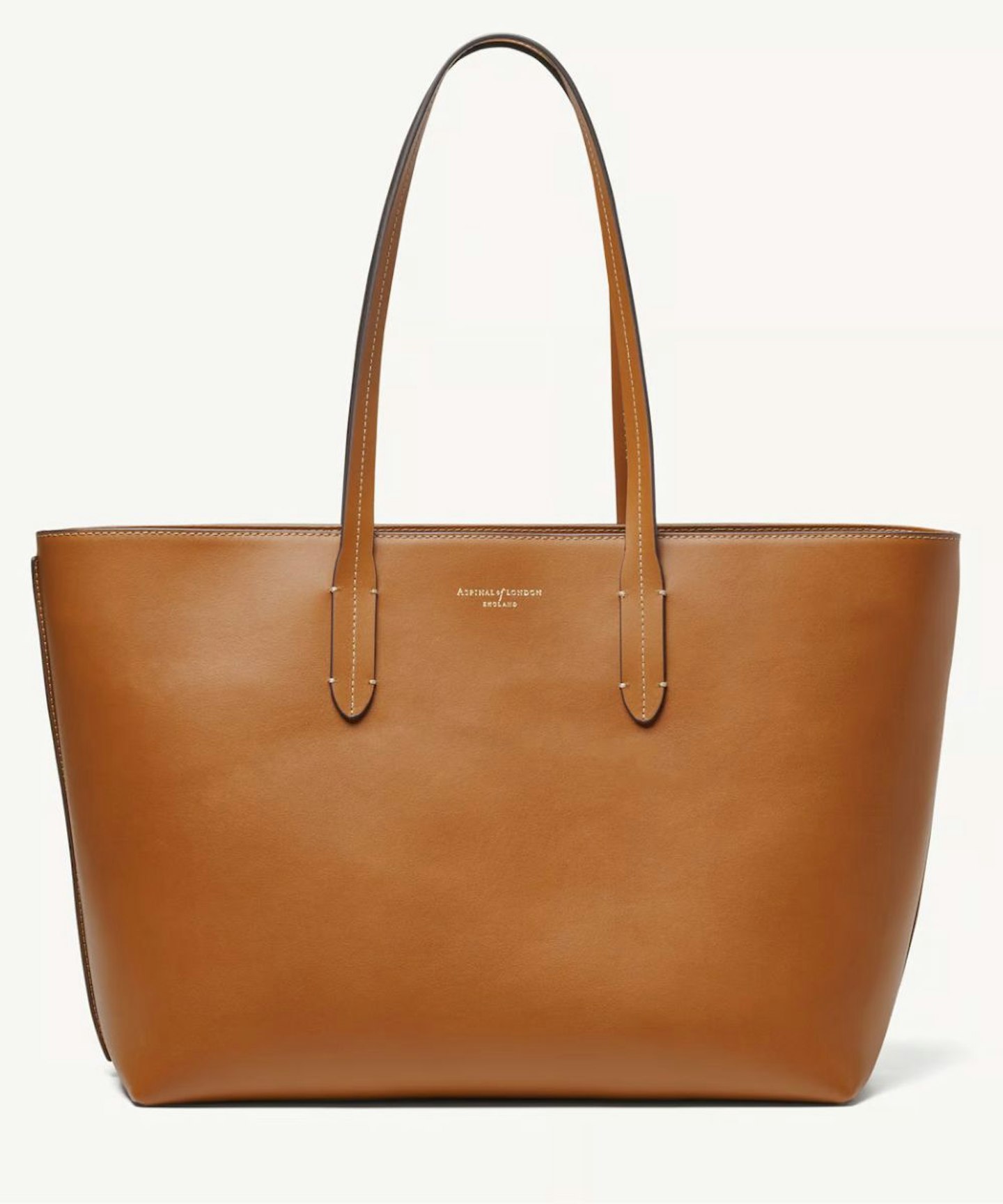 Zipped East West Leather Tote Bag