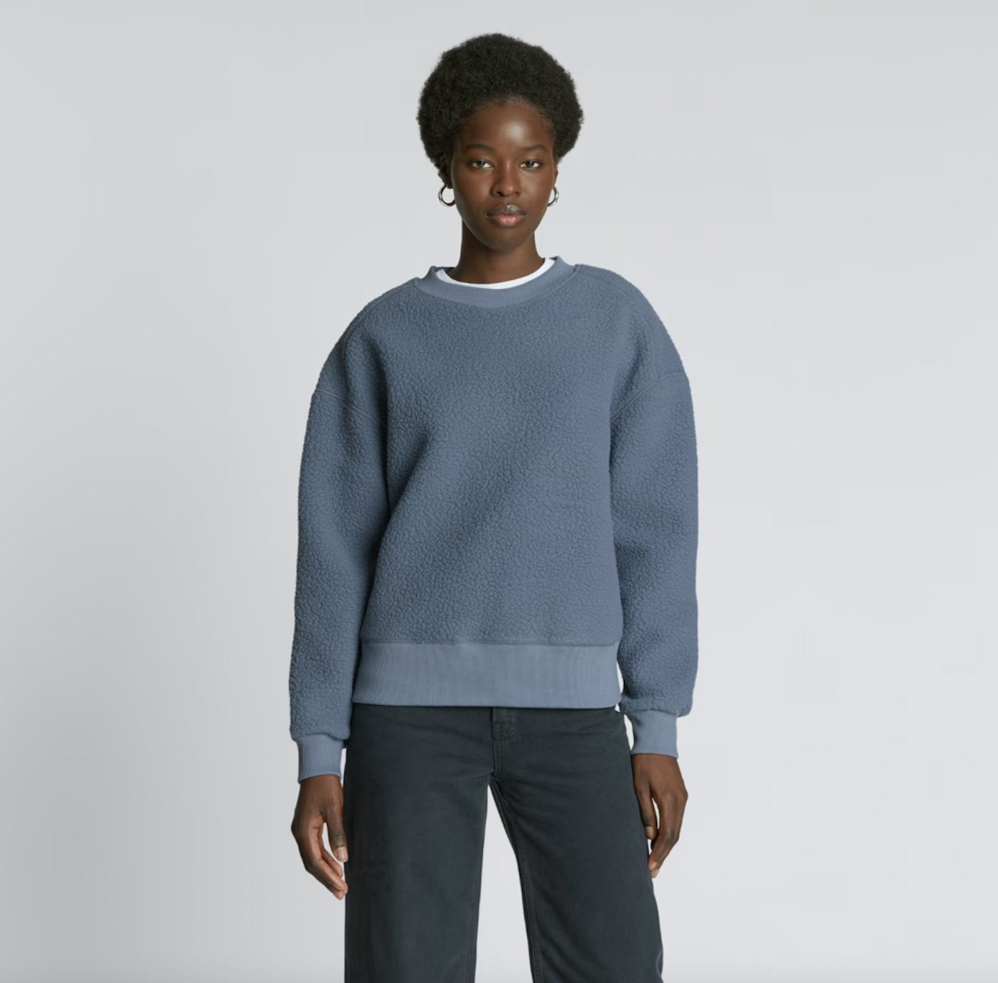 Everlane, The ReNew Teddy Oversized Crew