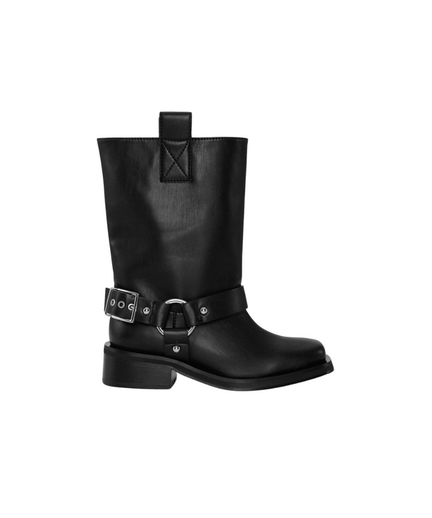 Ganni Mid Shaft Biker Boots