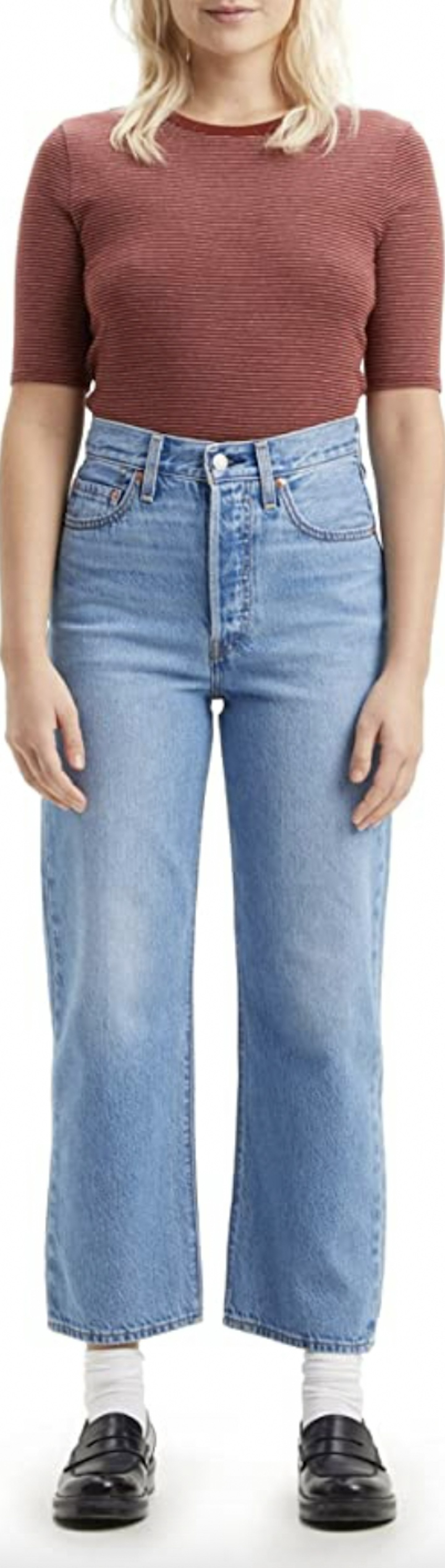 Levi's, Ribcage Straight Ankle Light Ind Jeans