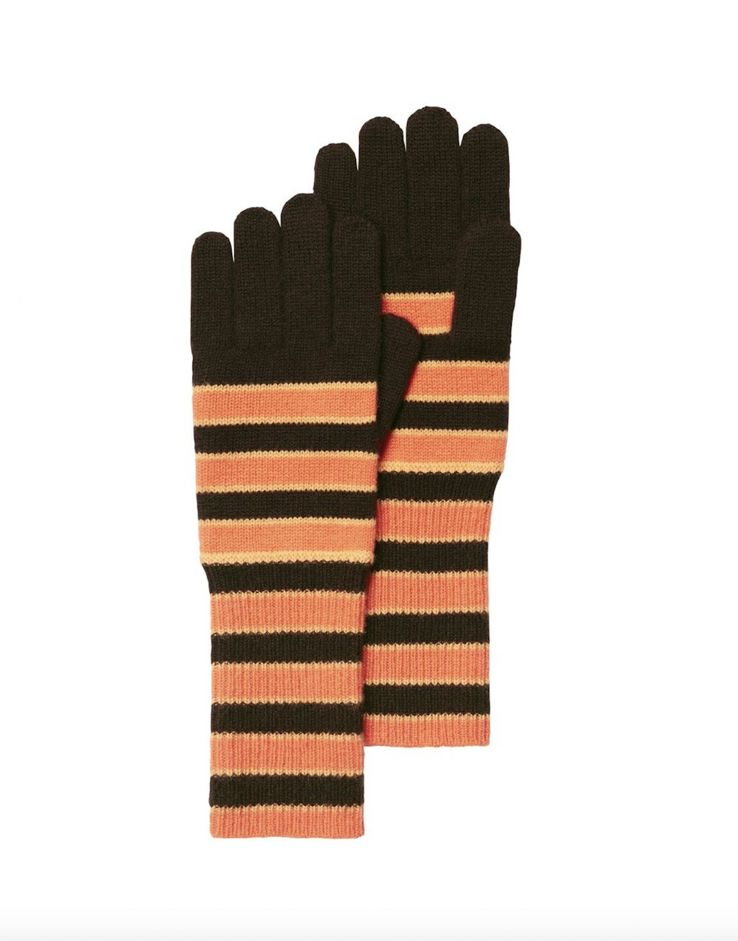 Cashmere Striped Gloves